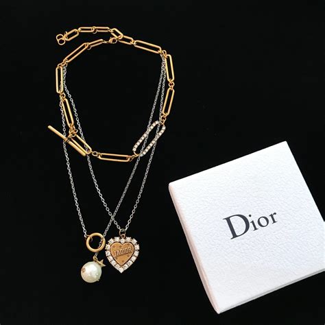 dior necklace replica free shipping|dior necklace fake.